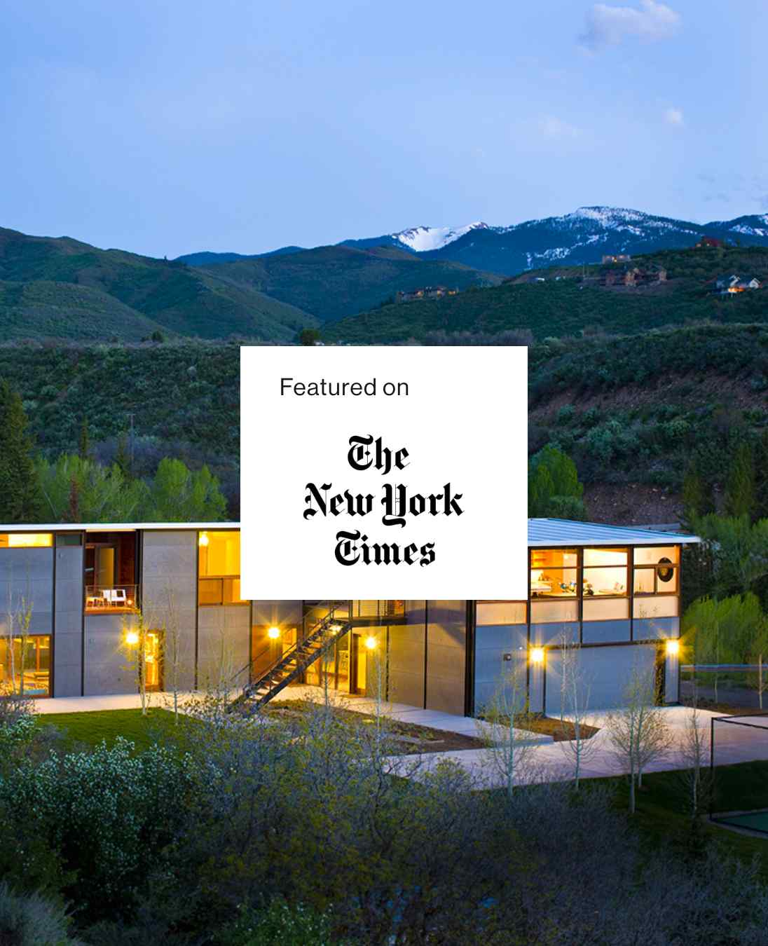 The New York Times - a modern look for prefab