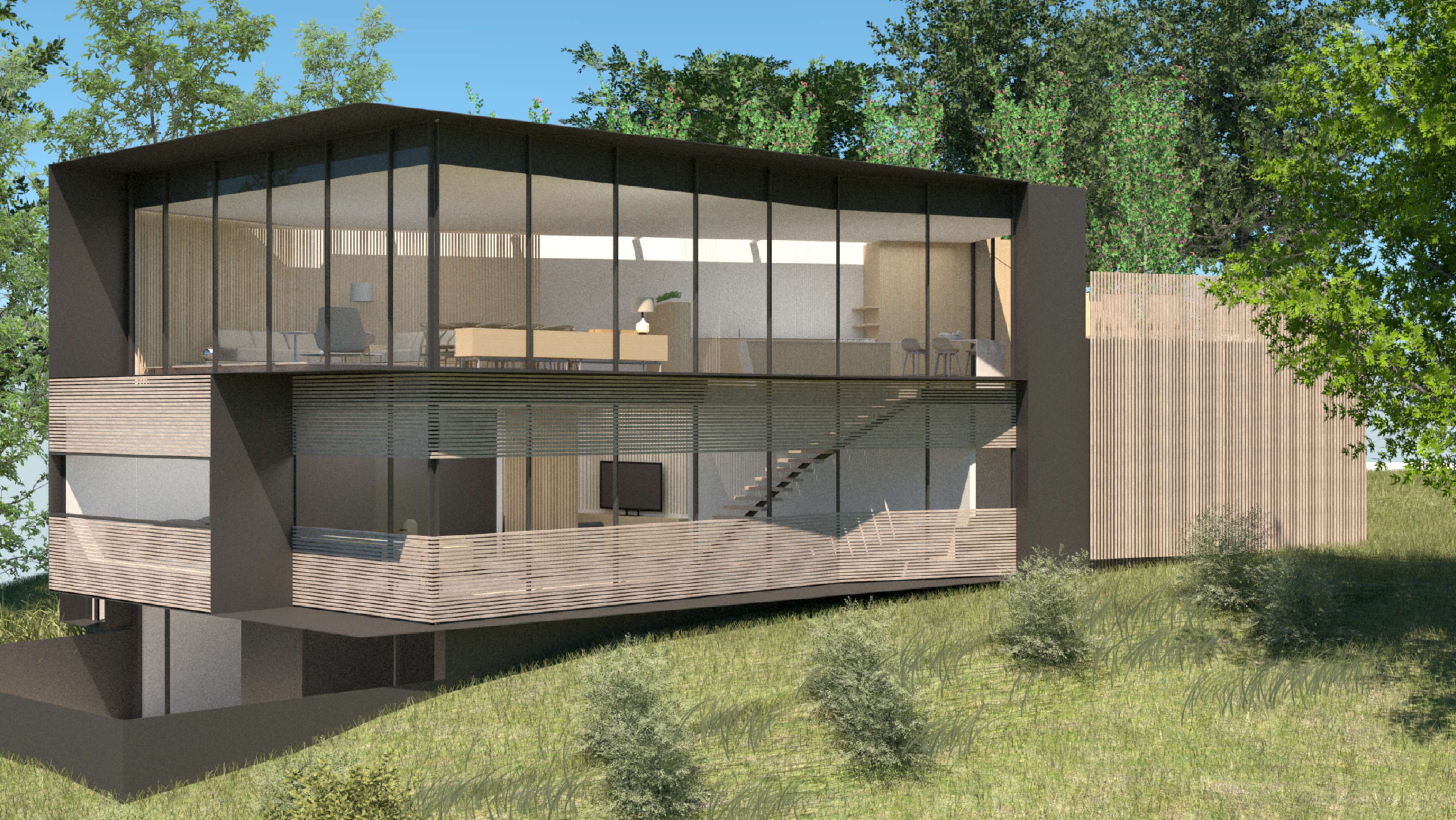 Cedar Lake House Exterior Front