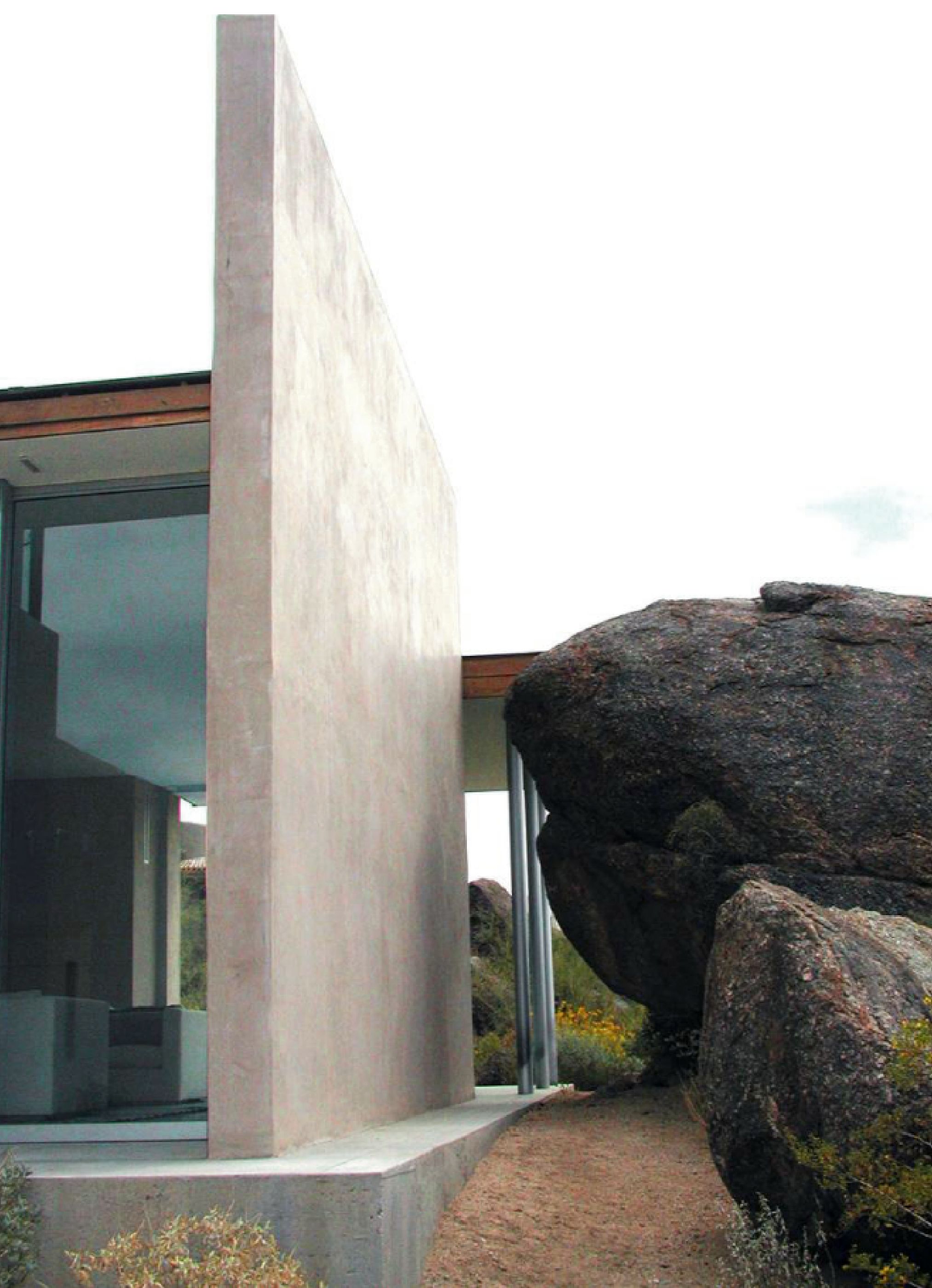 Desert House Exterior Closeup 1