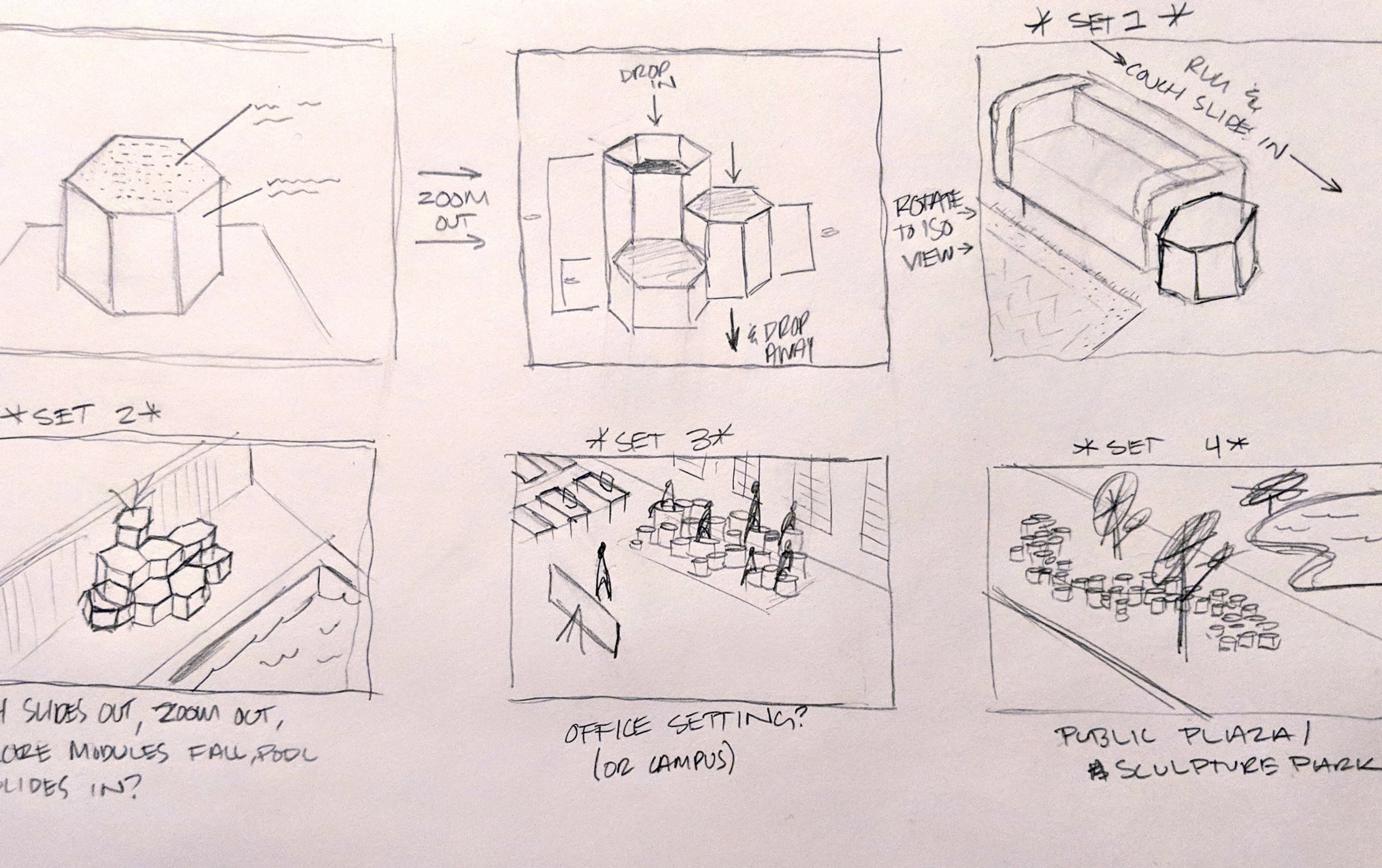 Hextra Juxta Video Storyboard