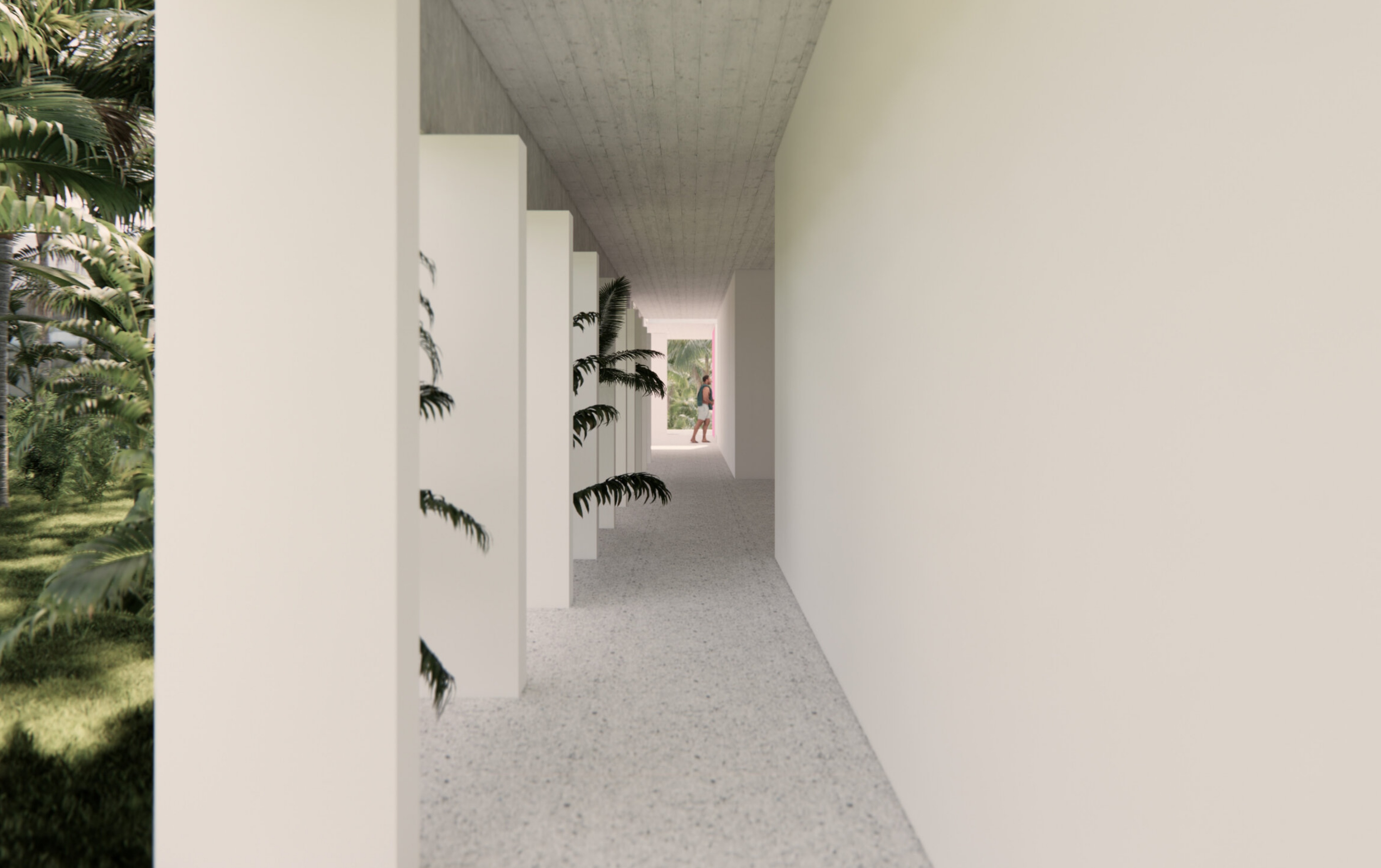 Nosara Gallery 8 Passageway to Guestrooms