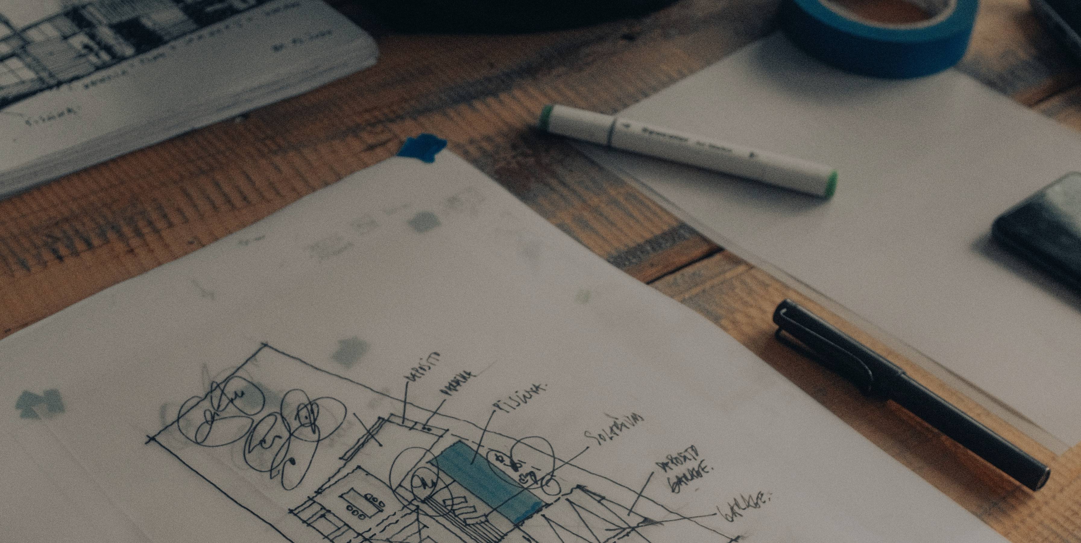 We sketch. We make diagrams. We make physical models and digital models. We click with a mouse and draw with a pencil.